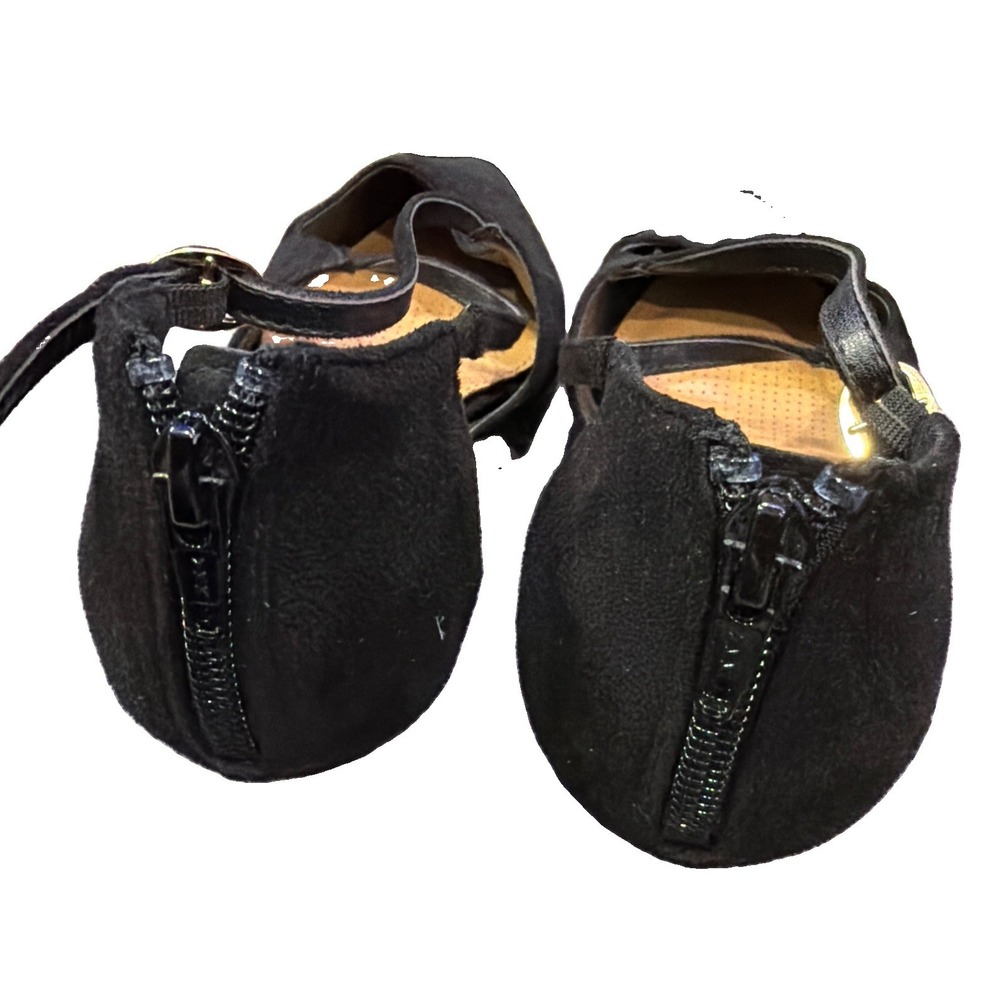Comfortview 8W Black Suede Heels Women's The Dawn Pump - Picture 2 of 9